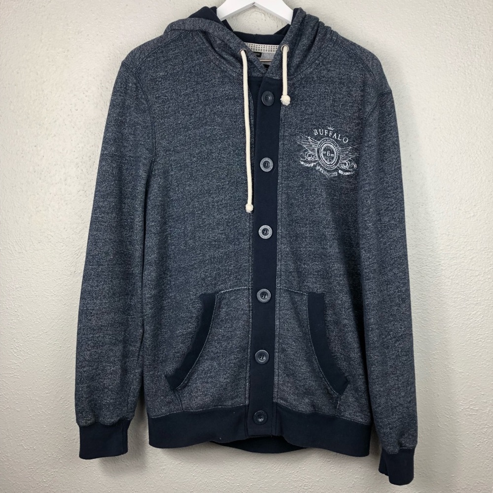 Buffalo David Bitton Fievez Button Down Hoodie